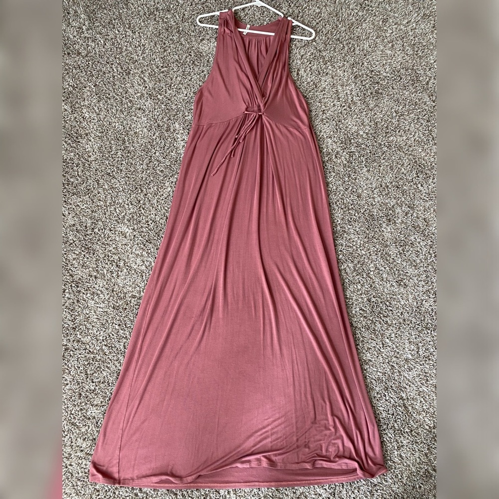 Long maternity dress